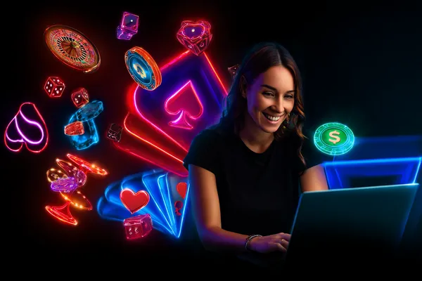 A player using their smartphone during a festive local event, representing 4777BET’s fully mobile-friendly casino.